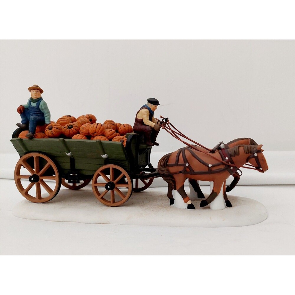 Department 56 Halloween Heritage Village Collection Harvest Pumpkin Wagon Gift